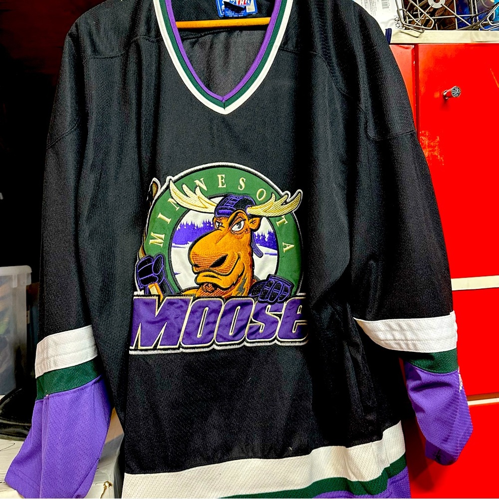 Minnesota Moose Starter Vintage 90s IHL Jersey Adult XL